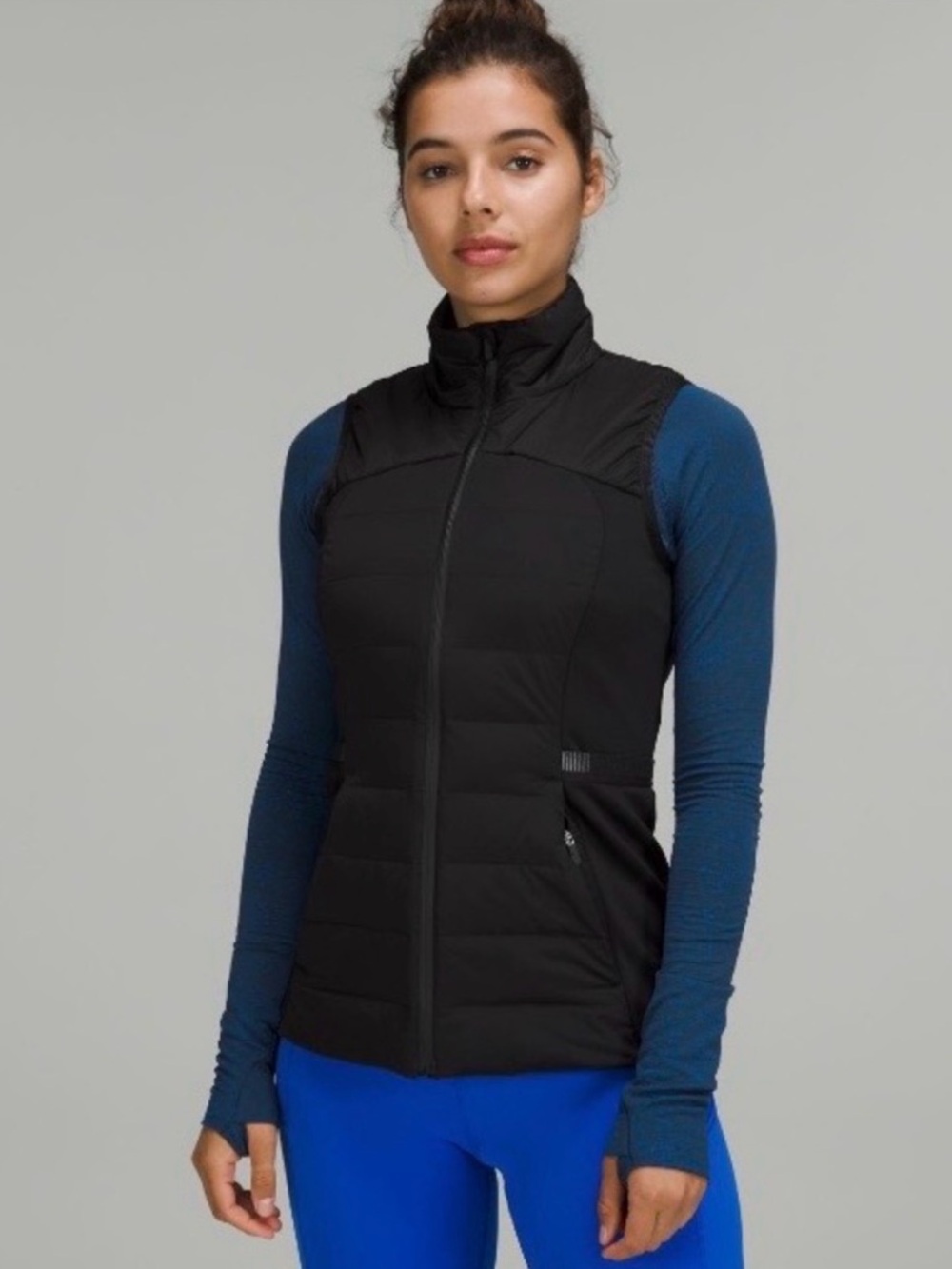 Lululemon Down for It All Vest Black Size 10 Goose Down